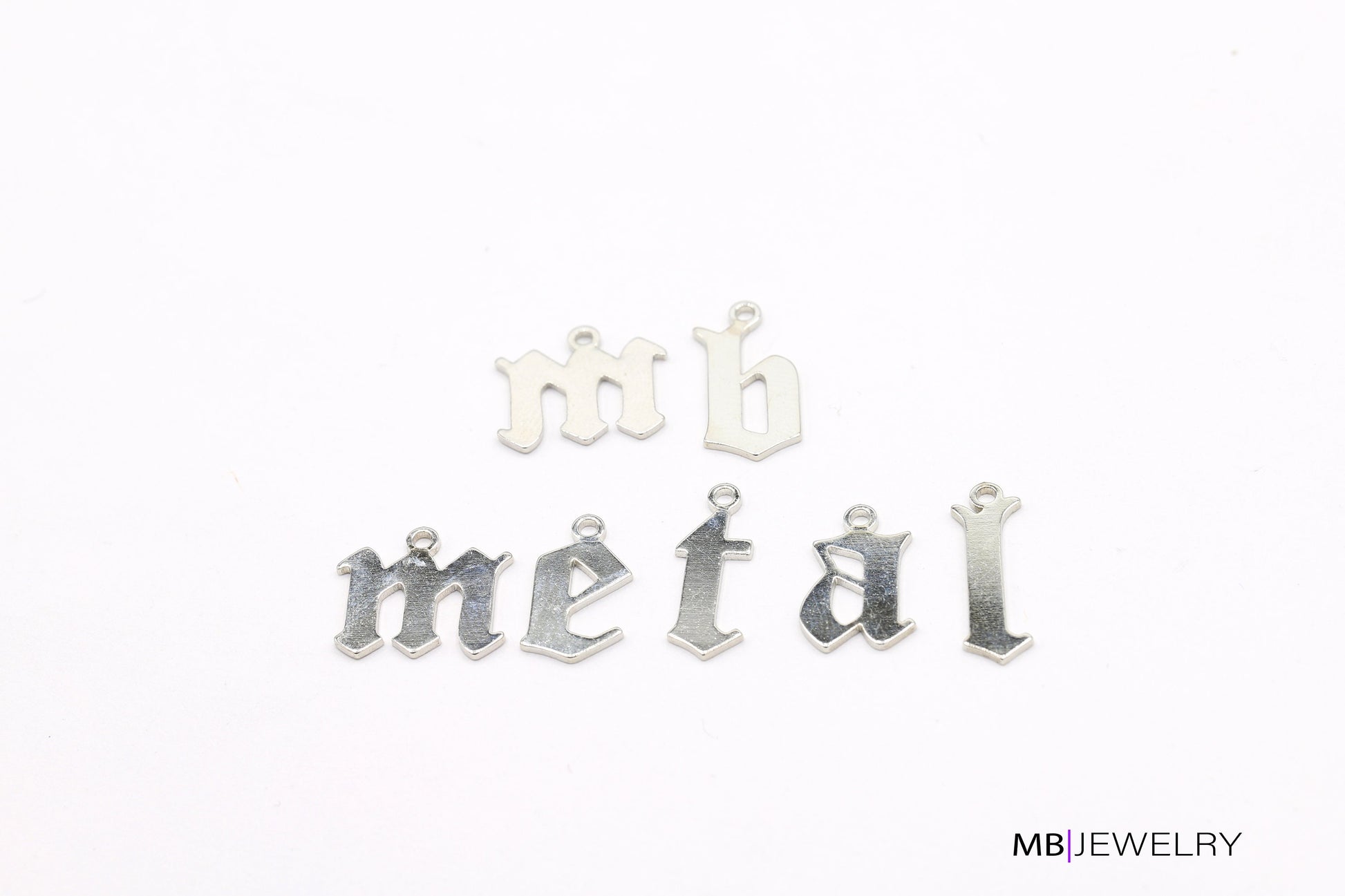 Shiny Gold Letter Charms, Tiny Alphabet Charms, Tiny English Letter Ch –  mbjewelrymetal